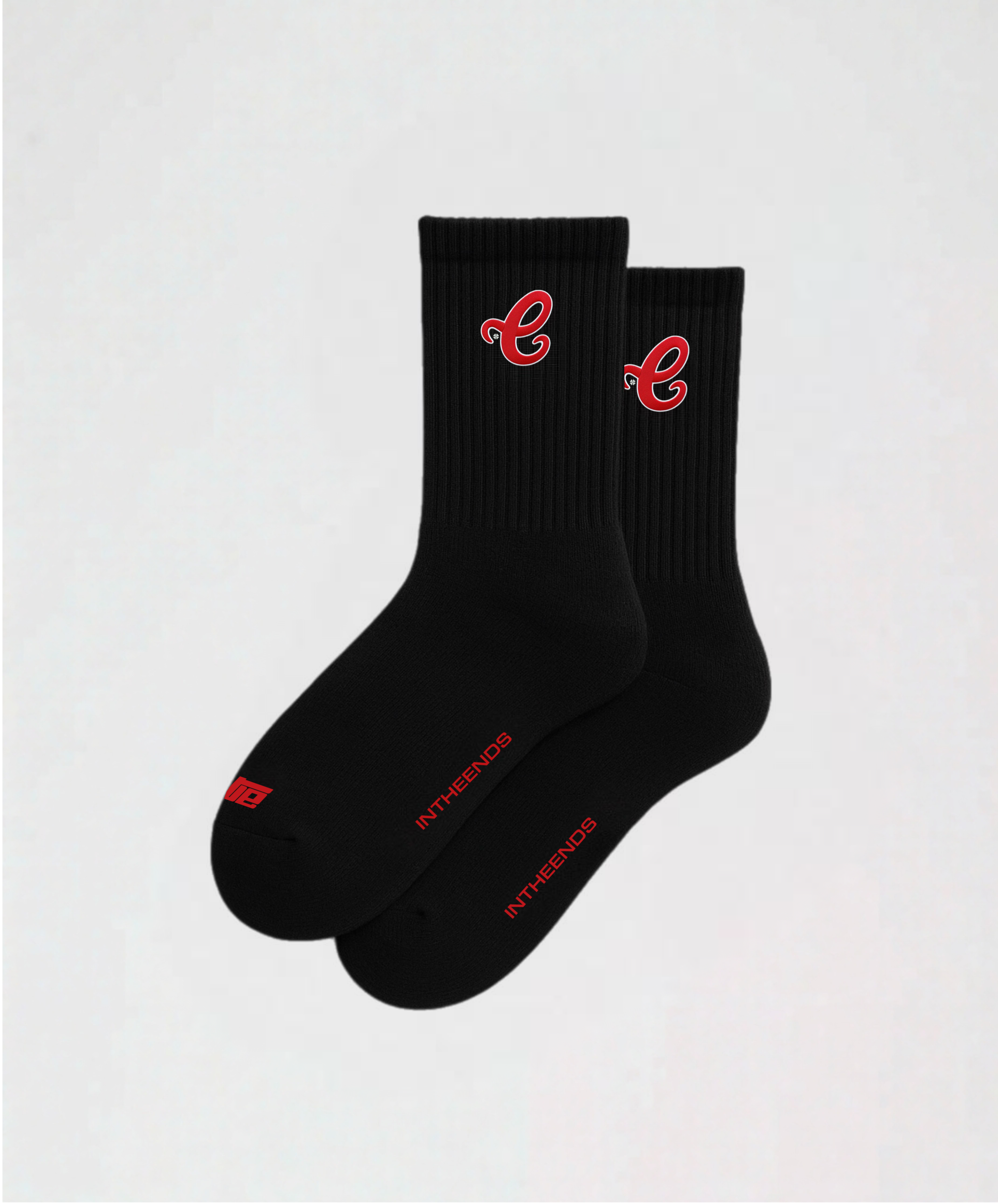 Socks (Crew Neck-B/R)